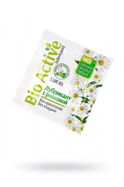 Гель-лубрикант Bio Active с ромашкой и д-пантенолом 3 г