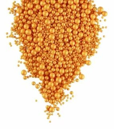 Посыпка Бисер золотой 10гр.*200 Отличная Кухня