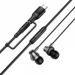 Проводные наушники для Type-C 2-in-1 Hoco M119A (black)