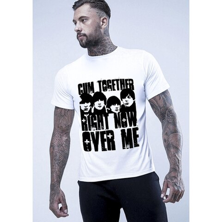 Мужская футболка белая с принтом Emilio Barbone 020024m-EB