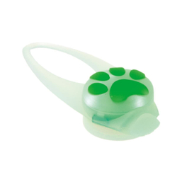 Маячок V.I.Pet на ошейник силиконовый "Лапка" (3 режима работы)  01023