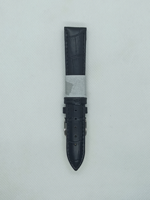 РЕМЕНЬ КОЖАНЫЙ 18мм ЧЕРНЫЙ(1306.18.1)