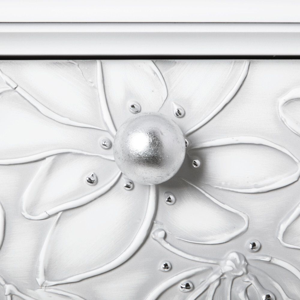 Тумба для обуви Терра-3 (с 3-мя ящиками) Айс Античное серебро