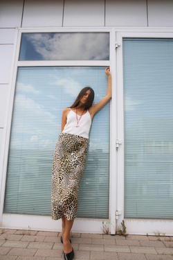 ZARA ОДНОТОННЫЙ ТОП С БРЕТЕЛЯМИ, БЕЛЫЙ