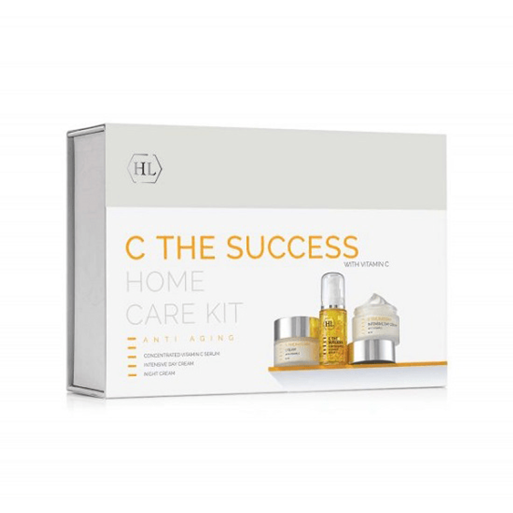 Holy Land Набор: C The Success Concentrated Vitamin Cserum 30 ml,  Intensive day cream 50 ml, C the success 50 ml.