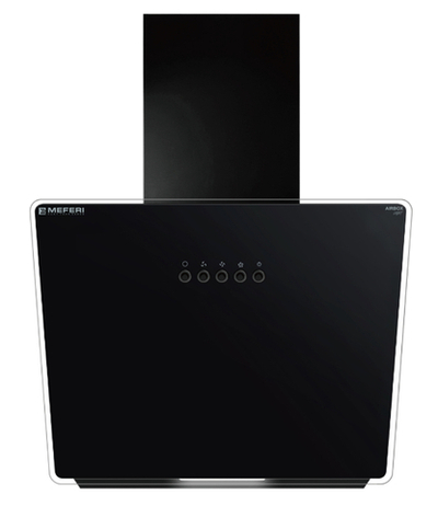 Наклонная пристенная вытяжка Meferi AIRBOX45BK LIGHT