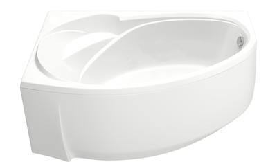 Ванна акриловая BAS Флорида левая 1600х880 с каркасом