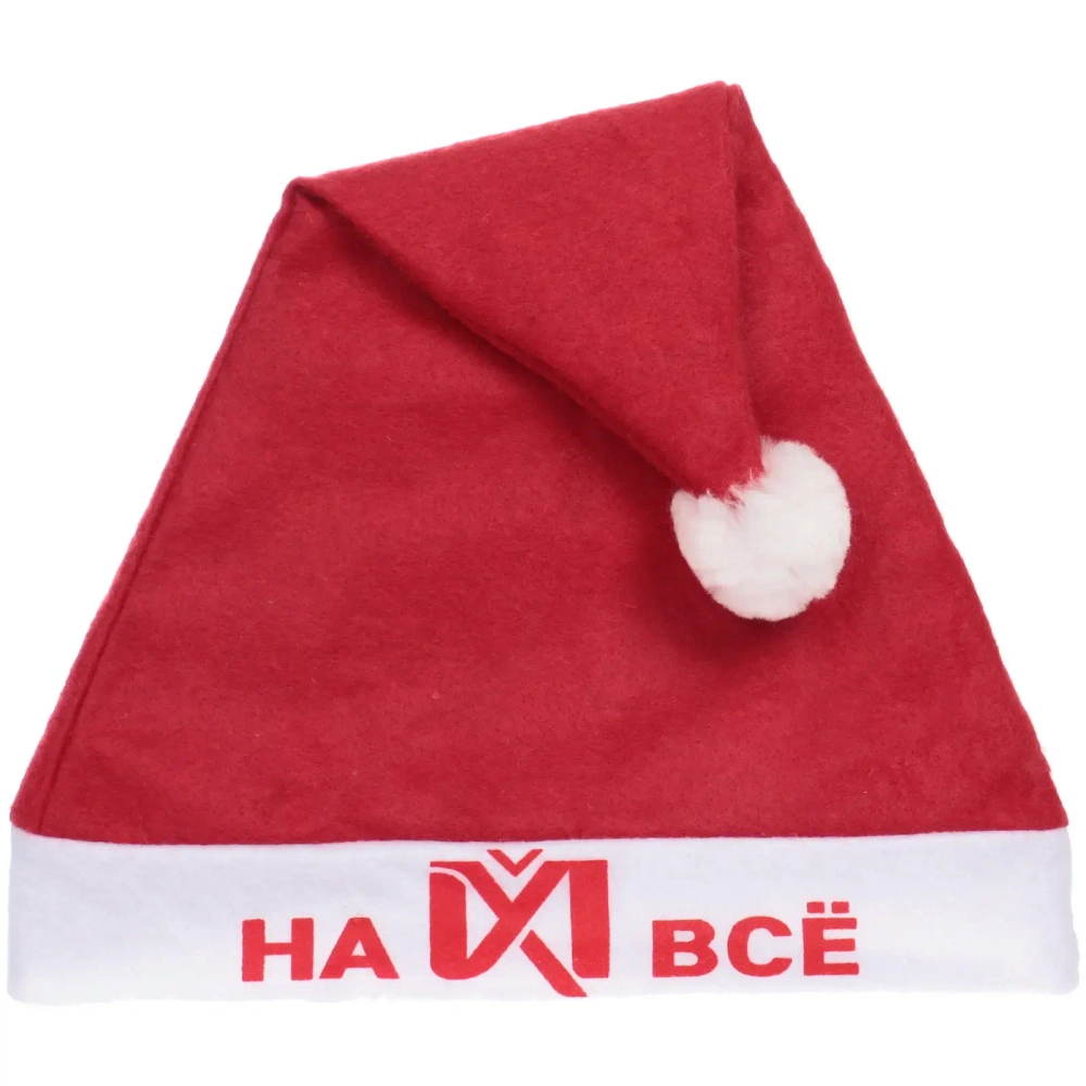 Колпак новогодний текстильный «Нахй всё» 29х37см