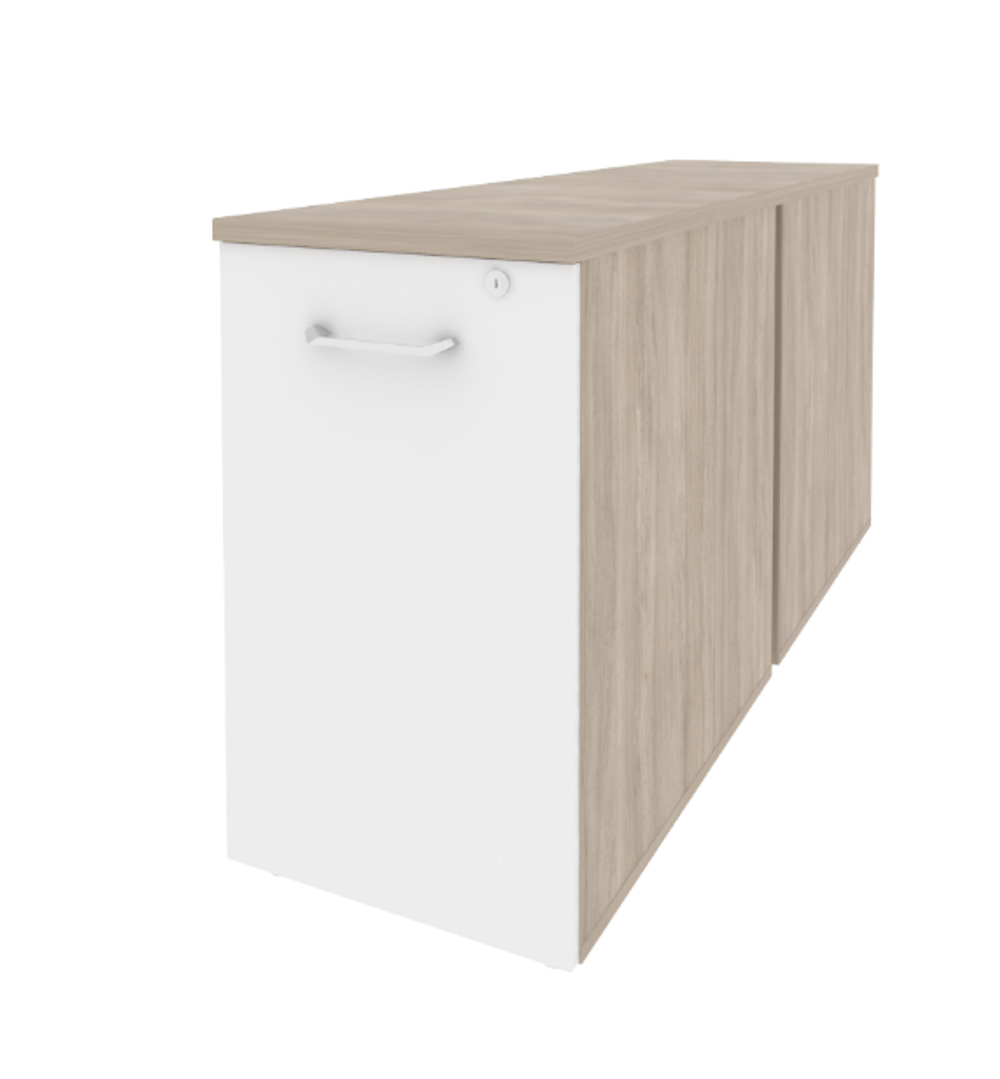 Тумба двойная низкая выдвижная приставная/опорная Onix Direct