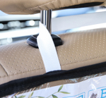 2510733 Защитная накидка-незапинайка на спинку сиденья автомобиля «Алфавит», 60х40 см