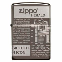 Зажигалка Zippo Classic Newsprint Design