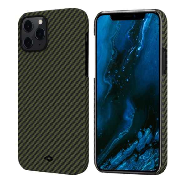 Чехол Pitaka MagEZ Case для Apple iPhone 12/12 Pro (Black/Yellow Twill)