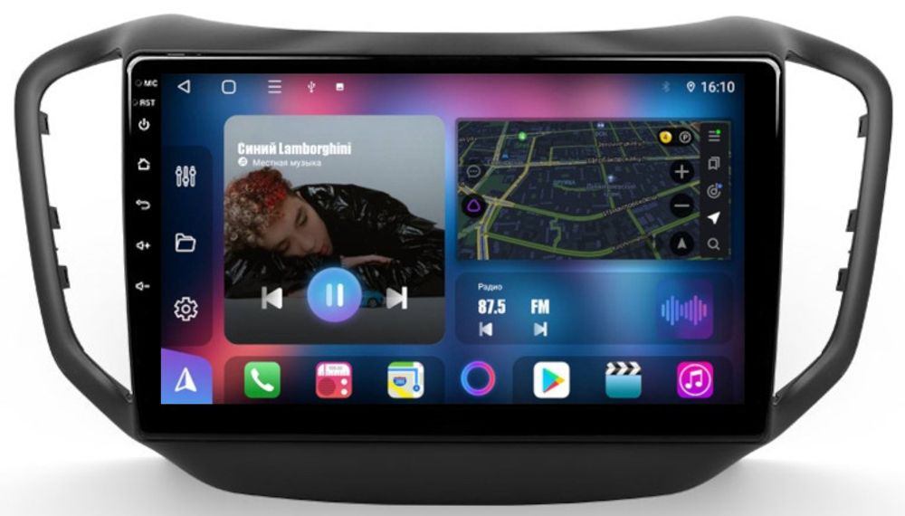 Магнитола для Chery Tiggo 5 2014-2020 - FarCar BM1036M QLED, Android 12, ТОП процессор, 4Гб+32Гб, CarPlay, 4G SIM-слот