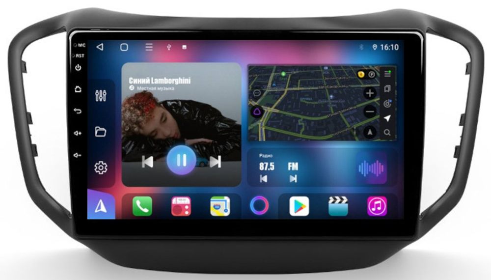 Магнитола для Chery Tiggo 5 2014-2020 - FarCar BM1036M на Android 13, QLED, TS10, 4Гб+32Гб, CarPlay, 4G SIM-слот