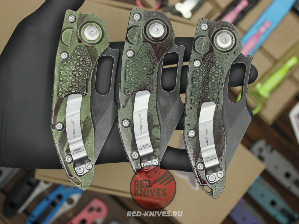 В наличии - Microtech Stitch Auto S/E Outbreak Signature Series 169-1OBS A+++