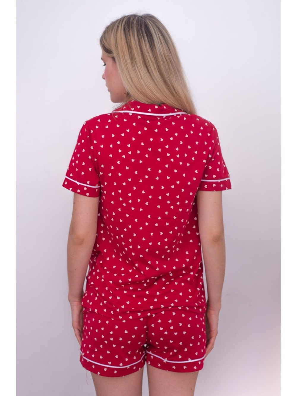 [m]Пижама шорты и рубашка 22033-4(до 2xl)