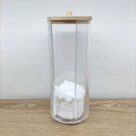 Диспенсер для ватных дисков «БРАМИНГЕМ», прозрачный, 18*7см