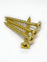 Саморезы по дереву 3.5x35 мм, желтый цинк, 1 кг.