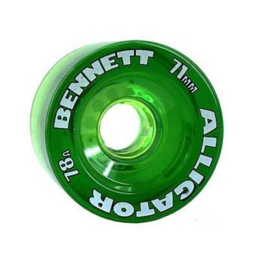 Колеса для скейтборда Bennett Alligator Wheels 71mm (set of 4) 78a clear green classic