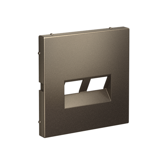 Накладка двойная ArtGallery для информационных функций типа Keystone мокко SE GAL000690