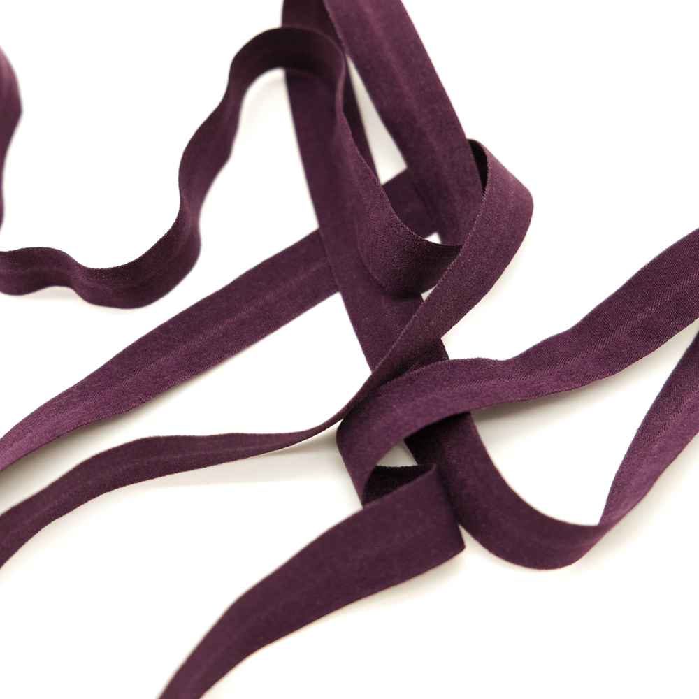 Бейка эластичная отделочная СЛИВА, 15мм