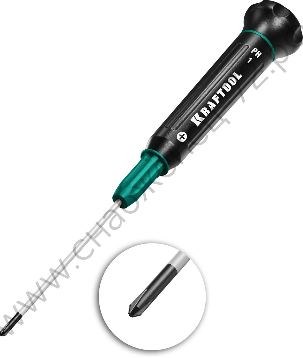 KRAFTOOL Precision PH1, Отвертка для точных работ (25682-1)