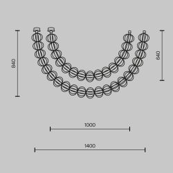 Светильник подвесной светодиодный Maytoni   MOD216PL-L42G3K