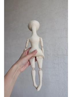 Бумажная выкройка тела интерьерной куклы Маргарита