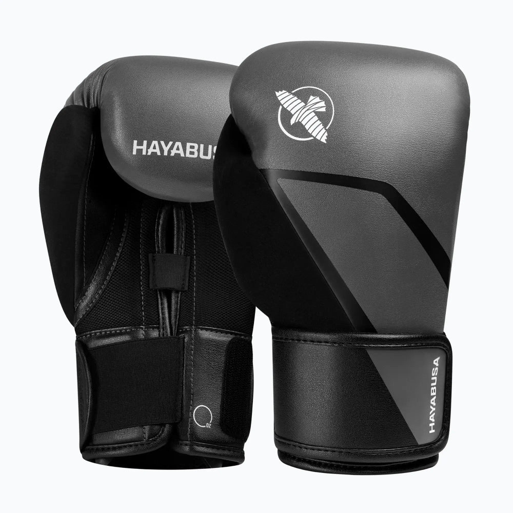 Боксёрские перчатки Hayabusa E1 Boxing grey/black