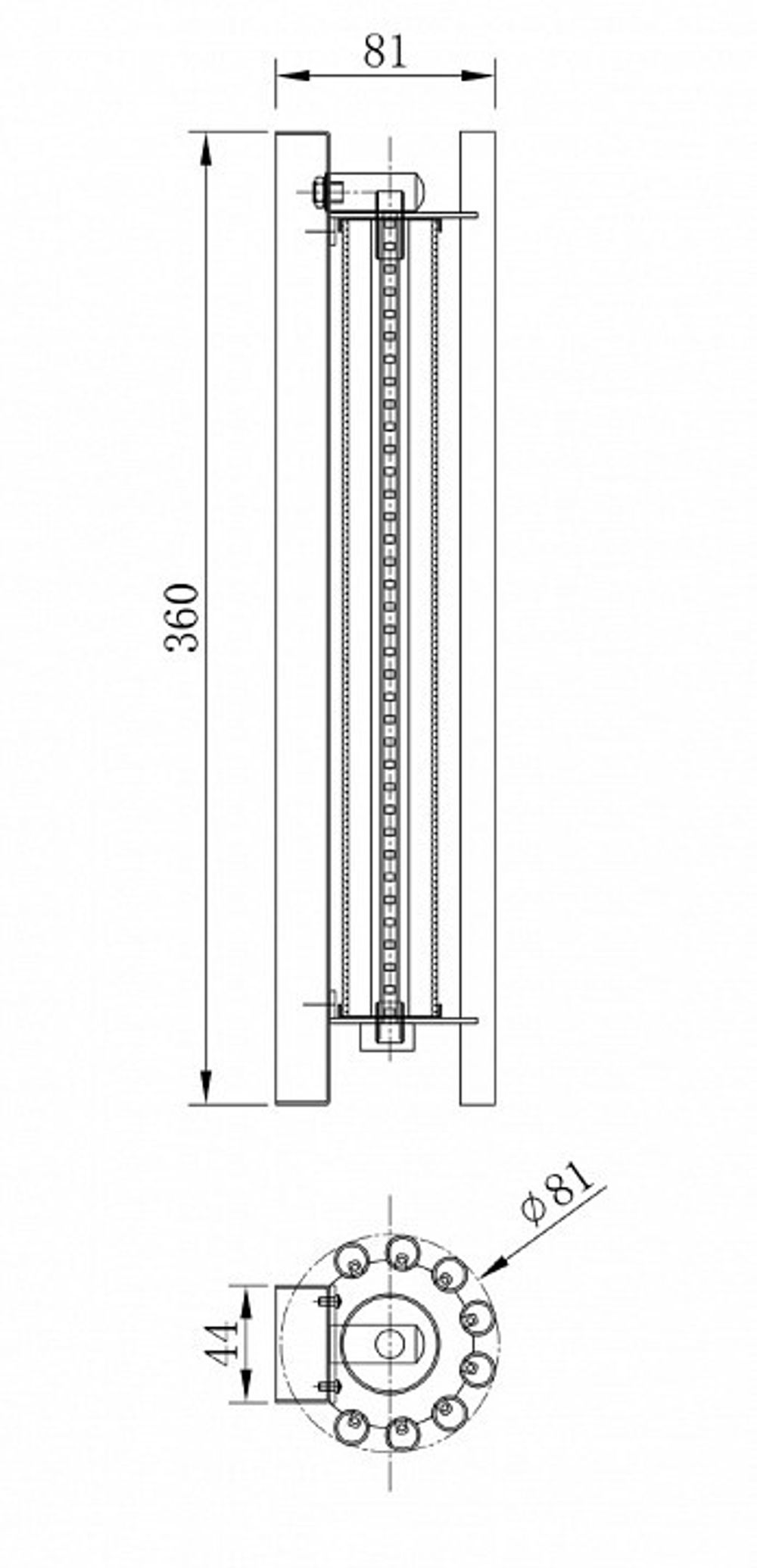 Накладной светильник Maytoni Sonata MOD410WL-L12BS3K