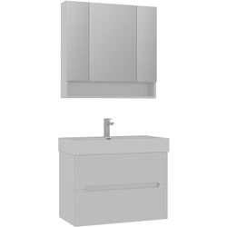 Тумба с раковиной Orka Malta 80 5001474 подвесная Кашемировая матовая