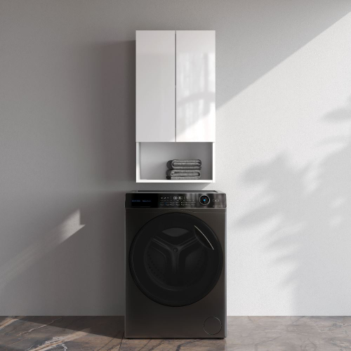 Шкаф навесной с дверками и открытой полкой, 50 см, белый глянец AM.PM X-Joy M85CHX05021WG