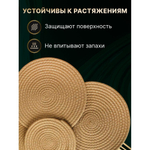 Набор салфеток овал, 4 шт, 1 шт овал-40х30, 2 шт-30 см, 1 шт-20 см, Y4-8692