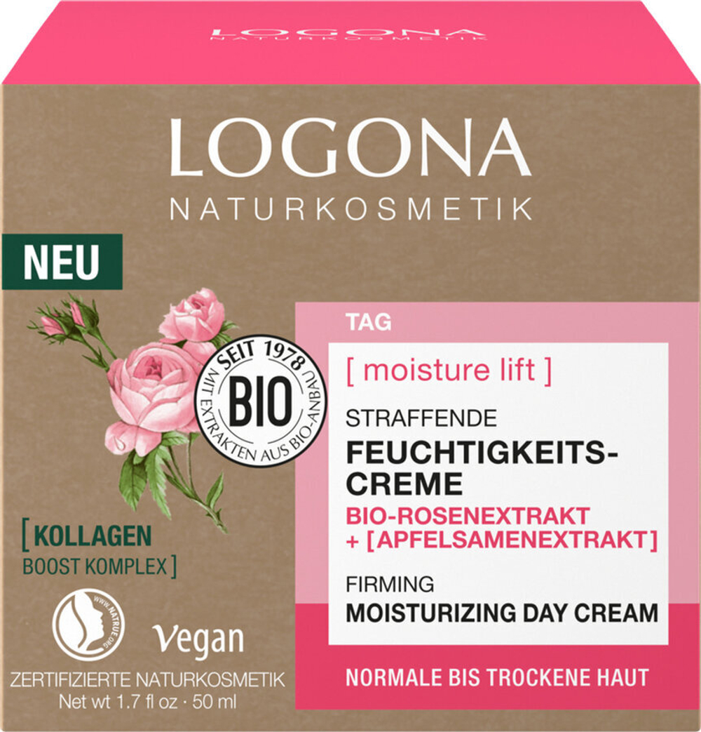 Увлажняющий крем Logona для укрепления кожи, 50 мл