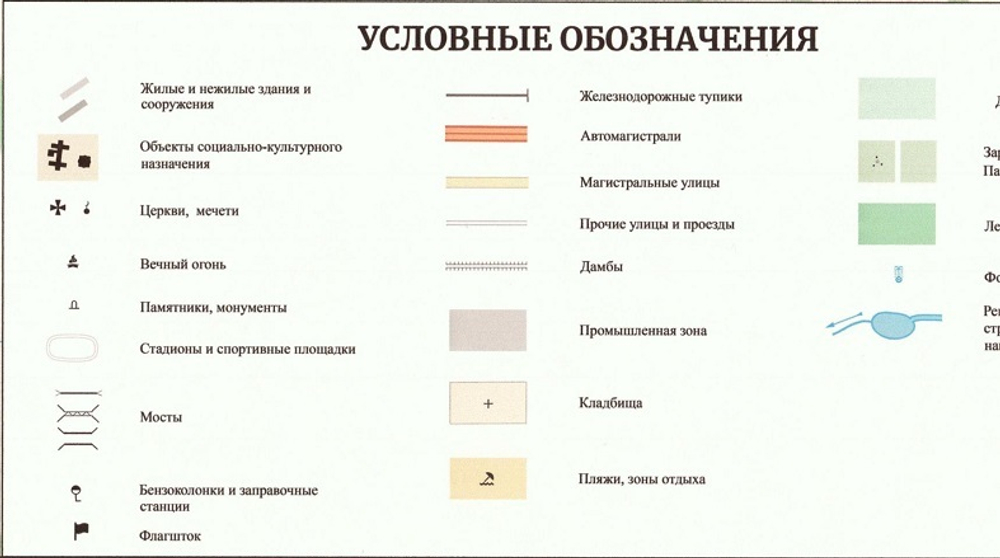 План - схема города Талдыкорган ламинированная на стену 2022 год