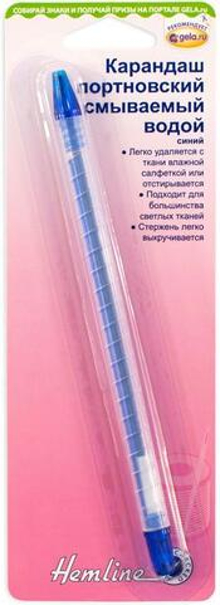 Карандаш портновский смываемый водой, синий
