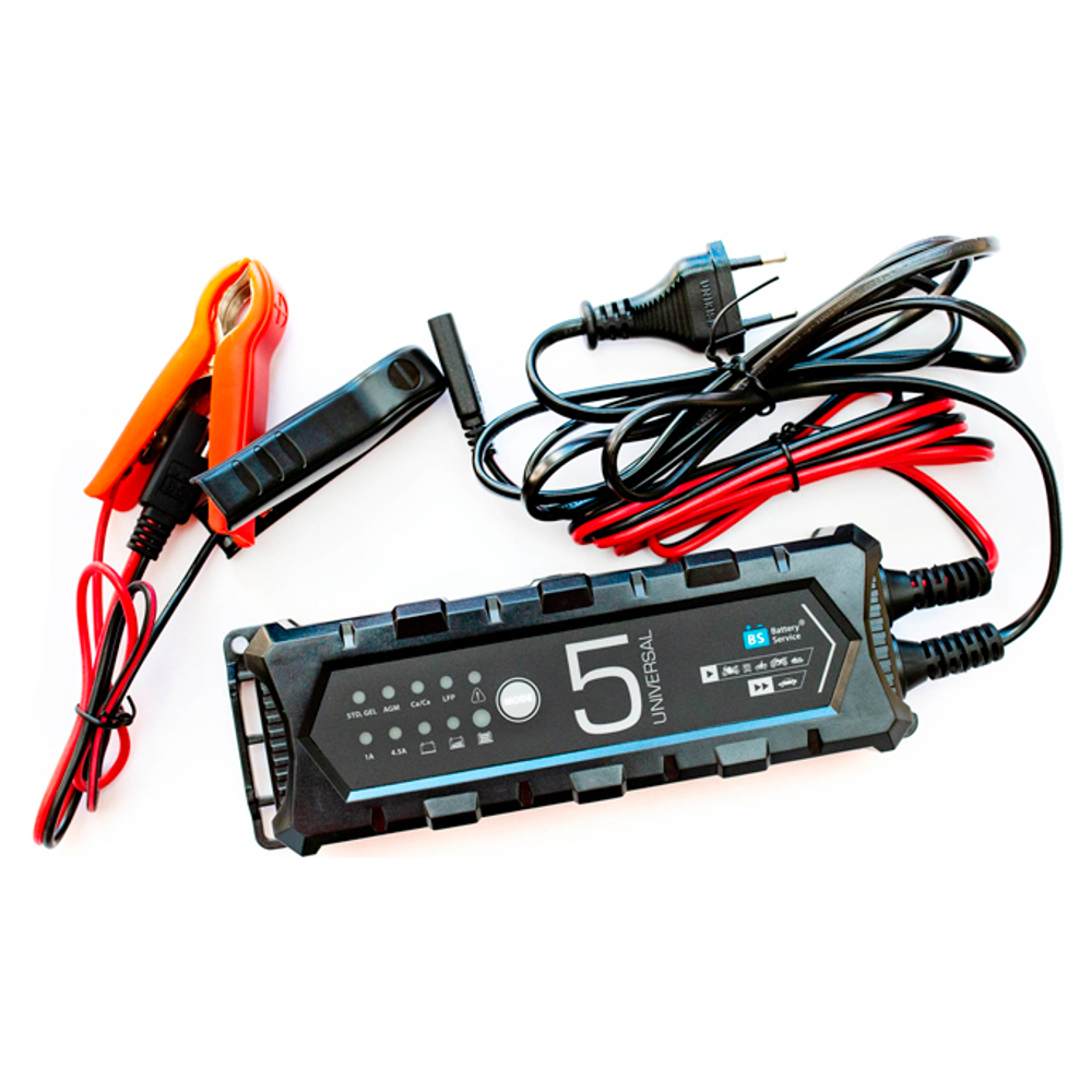 Зарядное устройство 12В, 1А/4,5A Battery Service Universal 5