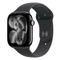 Часы Apple Watch Series 11 46mm Jet Black Aluminium Case, Sport Band (Black) M/L