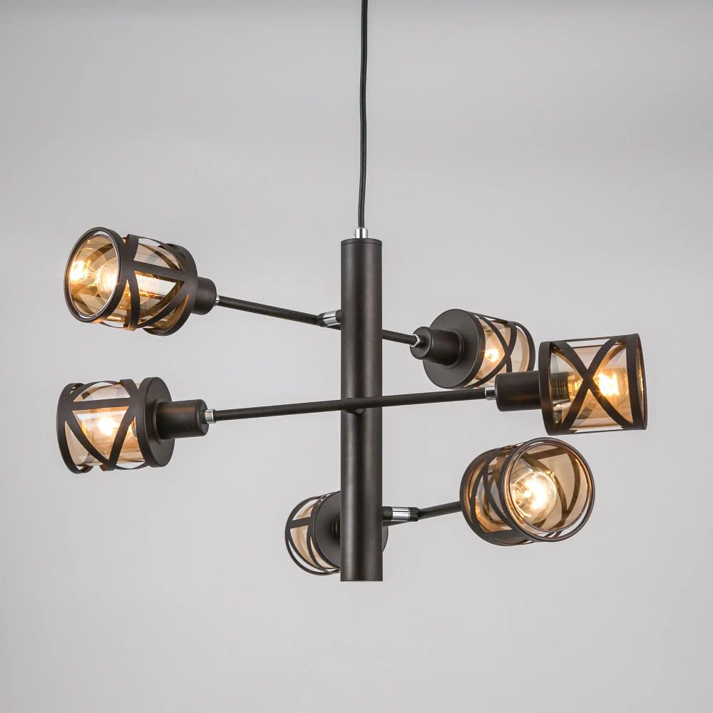 Citilux Гессен CL536165 Люстра подвесная поворотная Венге