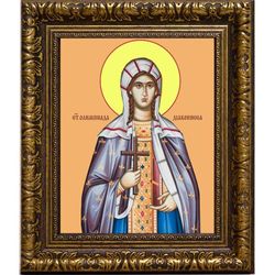 Олимпиада Константинопольская Святая. Икона на холсте.