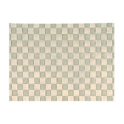 Подкладка настольная бежевая плетеная, 30,3*42,7 см, материал рафия, 12 шт