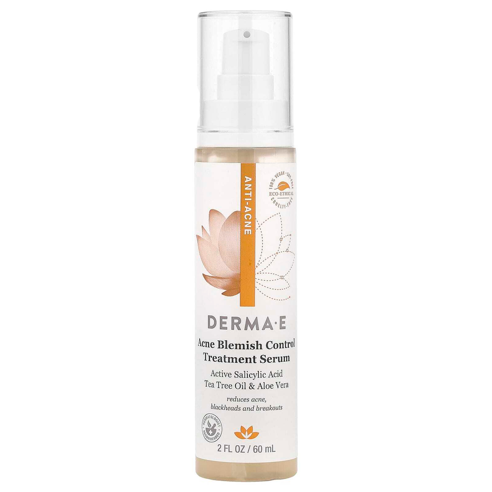 DERMA E, Сыворотка для контроля угревой сыпи, 60 мл (2 жидк. унц.)