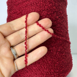 VELLO - Ri.Go; 87% меринос, 5% кашемир, 8 % п/а; Букле; 300м/100гр; col.162413, цвет: красный, молодого вина; S503