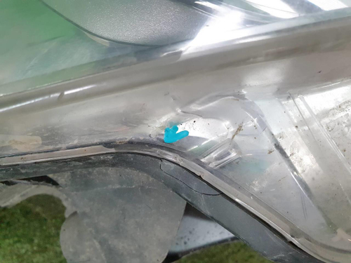 Битая Фара правая Renault Kangoo 2 (2013-2021) галоген