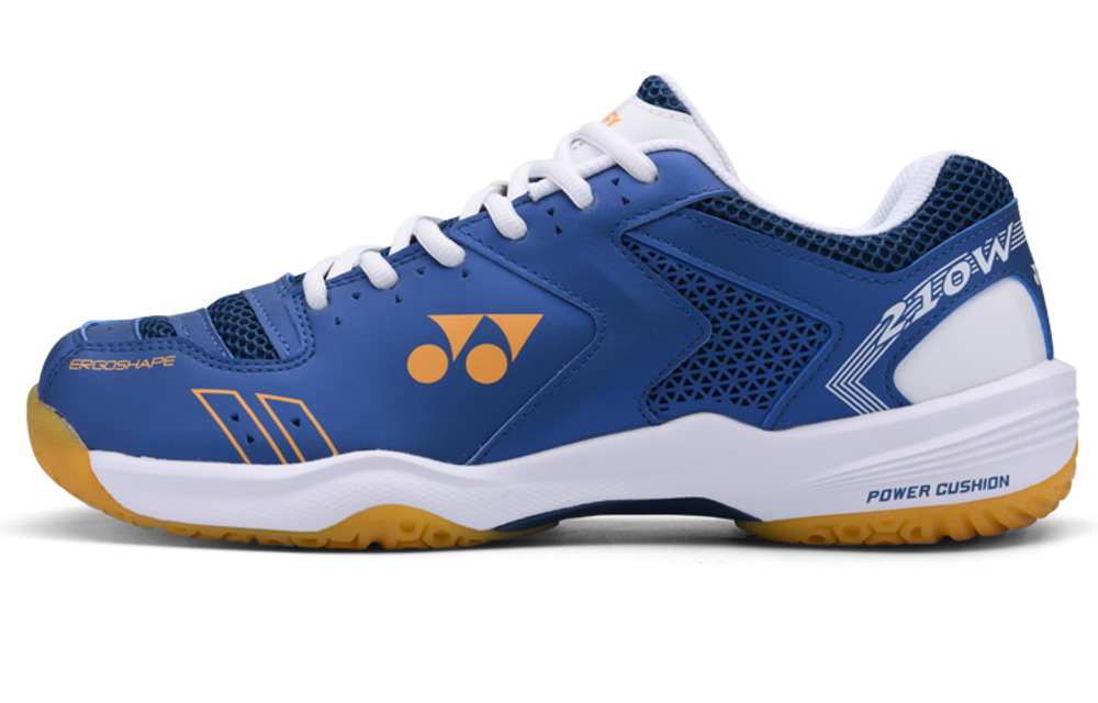 YONEX Power Cushion Fabric Comfortable And Breathable Low top Badminton Shoes Unisex Dark Blue