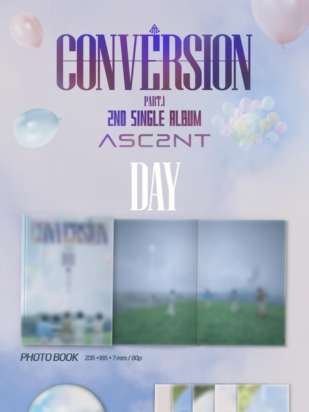 Альбом ASC2NT - CONVERSION PART.1 2nd Single Album RANDOM Version