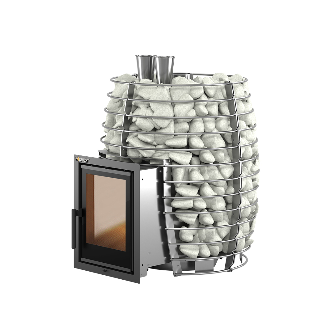 Печь для бани Эверест "Steam Heat" 24 INOX Б/В