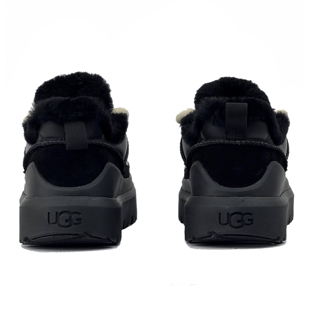 UGG Mens Heritage Utility Sneaker Leather Black