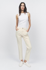 Джинсы bootcut cropped с высокой посадкой — zw collection