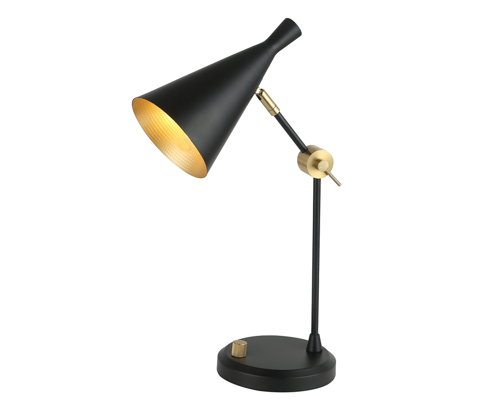 07717-T,19 Настольная лампа Камила черный